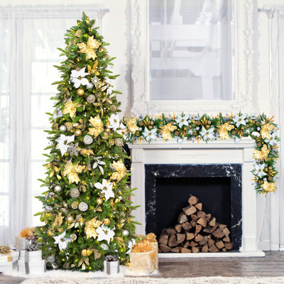 90' Lighted Spruce Christmas Tree