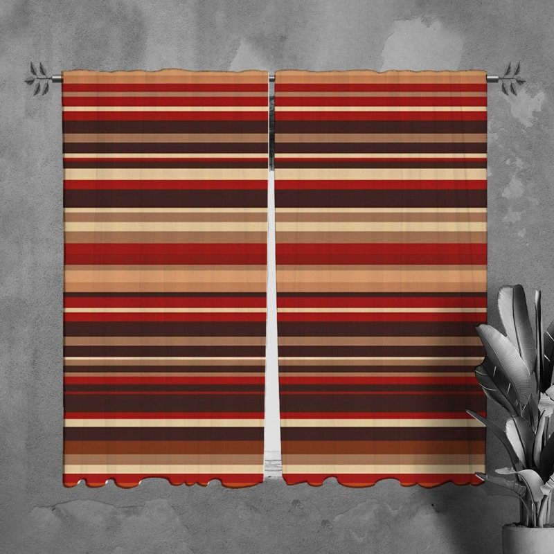 Paire de rideaux obscurcissant en polyester Kallan, L 20 po x L 61 po