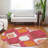 Premium Machine Washable Lisse Pink Rug-294341169