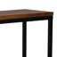 Console moderne avec cadre en acier et tablette 31 po x 14 po x 34 po Modern
