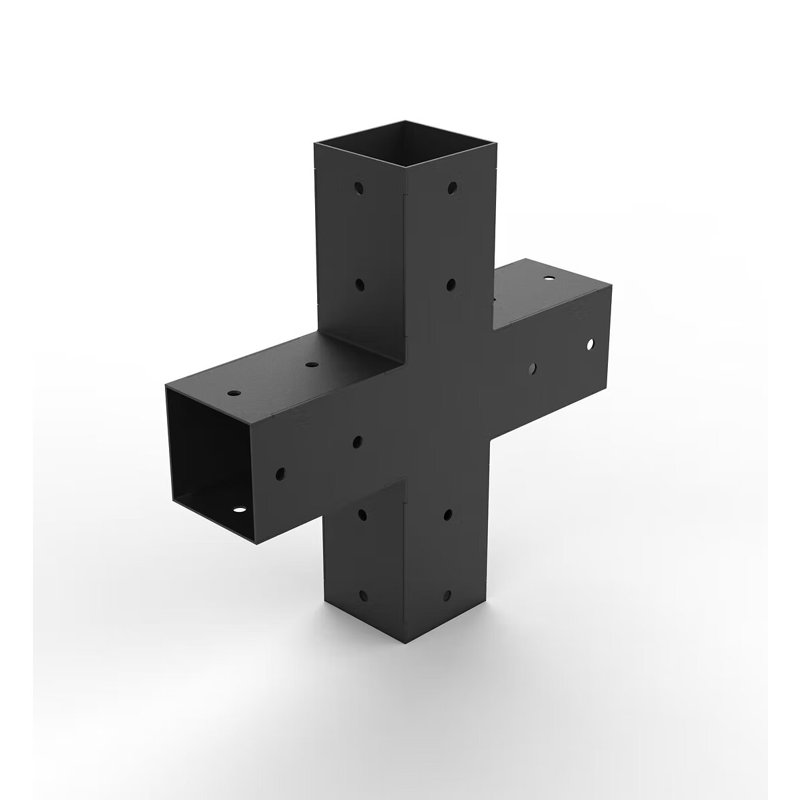 6 po X 6 po Support en croix, H 23 po x l 23 po x P 7 po