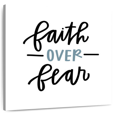 Tergel Faith Over Fear Typography