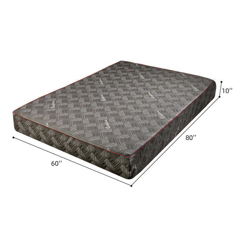 10 Inch Queen Size Mattress - Breathable & Sterilizing, High Rebound Foam For Cloud-Like Comfort, Eco-Friendly Material With Stylish Design, Ideal For Bedroom Sleep Upgrade Made In Japan