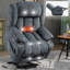 Fauteuil inclinable électrique Chenille avec massage par vibration 8 points et chauffage lombaire