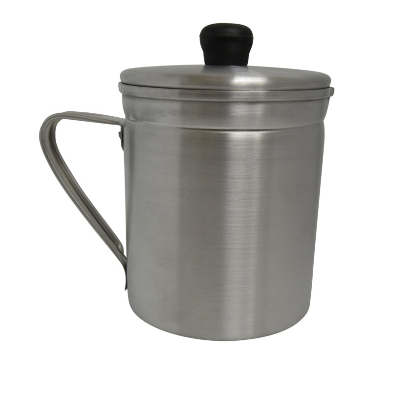 Distributeur de graisse en aluminium 1,5 pte en argent