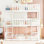 Lit superposé simple en bois d'hévéa, avec échelles, lit superposé détachable, lit simple au-dessus d'un lit simple au-dessus d'un lit simple, blanc
