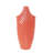 Niclas Hand Finished Glossy Coral Textured Ceramic Vase-1570288611
