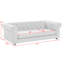 Lit surélevé pour chien de couleur olive, confortable pour les chiens de grande taille, lit à coutures et configuration élégante en mousse de lin surdimensionnée-110115842