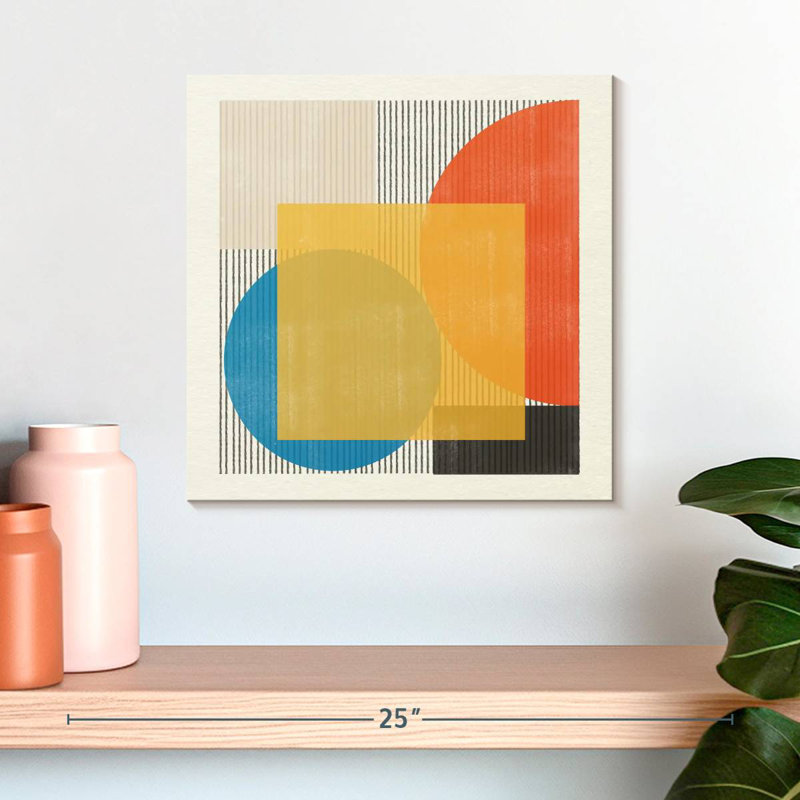 Objet moderne Mid-Century n ° 2, H 16 po x l 16 po