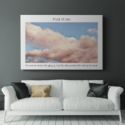 Psalm 19:1 -Gallery Wrapped Cavas