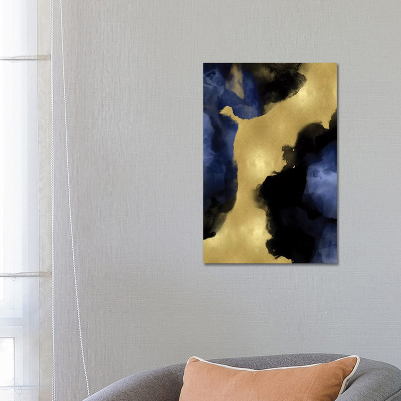 Midnight Gold I by Lauren Mitchell - Wrapped Canvas Print, 66.04 cm H x 45.72 cm W x 3.175 cm D