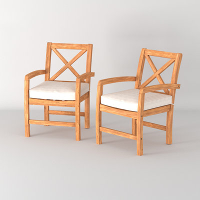 Harbison Acacia Outdoor Lounge Chair