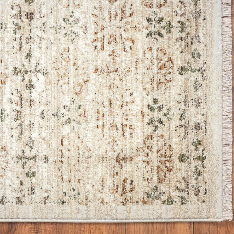 Evita Floral Indoor Rug, Rectangle 2' x 3'