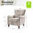 Alikah Armchair with Floral Fabric Pattern-92282184