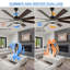 Ventilateur de plafond noir 72 po Nimbella-1848337235