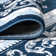 Reilly French Border Navy/Blue Rug