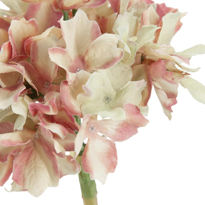 Resin Hydrangea Arrangement, Pink/Green