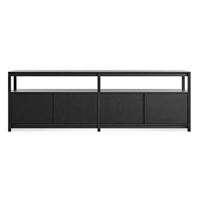 Open Plan Low Bookcase with Storage