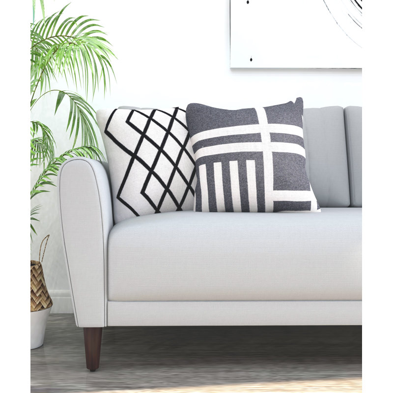 Housse de coussin 100% coton - Blocks 100