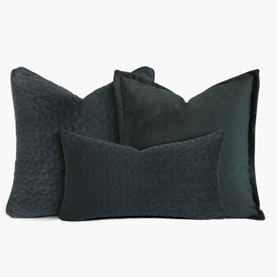Housse et insert de coussin décoratif carré Throw