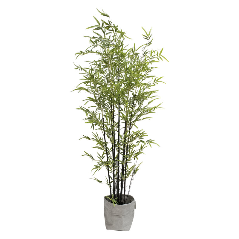 Arbre de bambou artificiel 72 po en doublure de pot