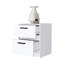 Table de chevet à 2 tiroirs Modern White-331600577