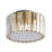 Aubreey Modern Crystal Ceiling Light Fixture, Flush Mount Crystal Chandelier, Crystal Ceiling Fixtures for Kitchen Bedroom Living Room G9 Socket-356745448-383817339