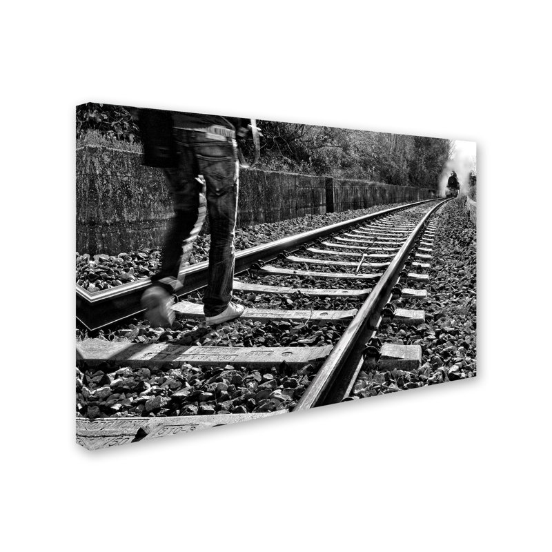 « life is short », reproduction de photo sur toile tendue, H 30 po x l 47 po