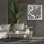 «Rome Map Black» par Laura Marshall, art mural sur toile-102878729