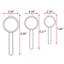 Gustave 3 - Piece Strainer Set