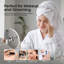 Miroir de maquillage circulaire grossissant 5x-93465430