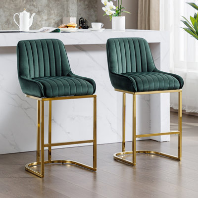 Besik Counter Stool with Metal Frame