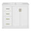Meuble-lavabo 36 po avec lavabo en céramique-718711762