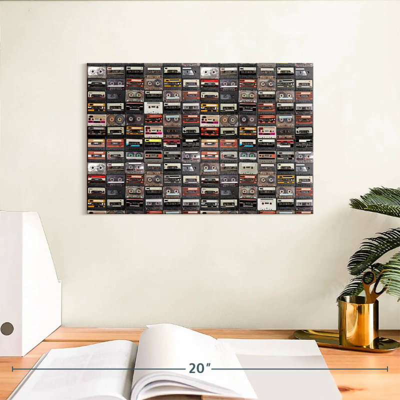 Abarca Audio Cassettes Collection, 8" H x 12" W