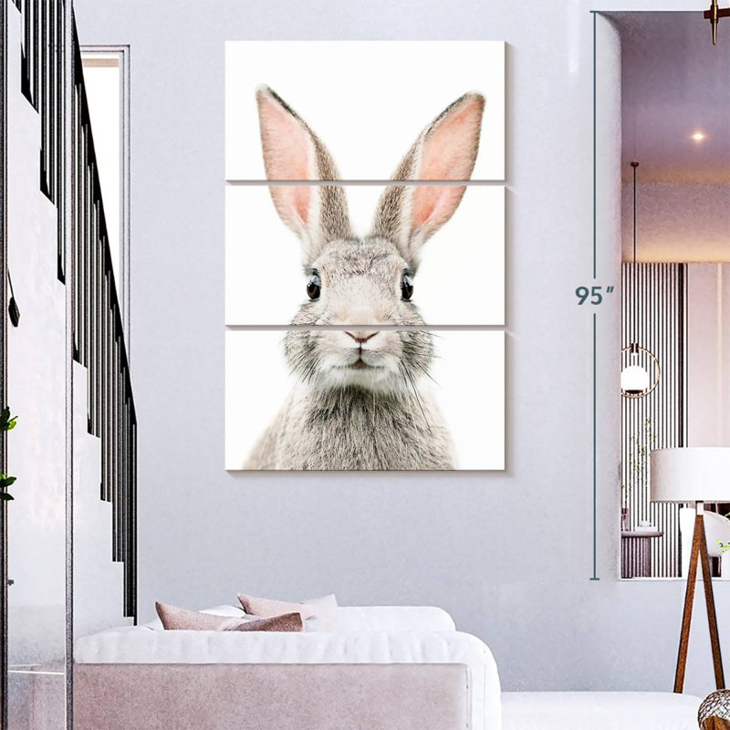 Brampt Bunny Face, 38" H x 24" W