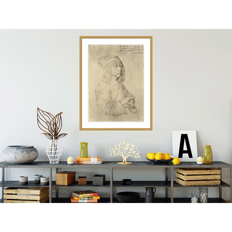 Autoportrait à l'âge de treize ans par Albrecht Dürer - Impression sur toile, H 41,5 po x l 32,02 po
