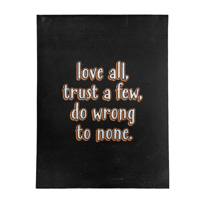 Tapis en poly-tableau noir style incorrect