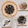Socher 19'' Boho Rattan Caged Ceiling Fan with Light Kit and Remote