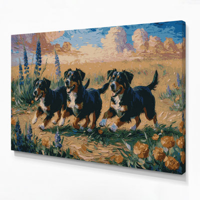 Dogs Lancashire Heeler Brown Canvas Wall Art