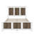 Contemporary Farmhouse-Style Wood Platform Bed Featuring Wooden Strip Accents-425894062-425894063