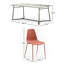6 Seater Metal Garden Dining Set Chairs -1994647708