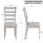 9-Piece Solid Wood Dining Set With Ladder Back Chairs-929857064-929857065-929857066