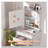 Small Space Makeup Vanity with Stool