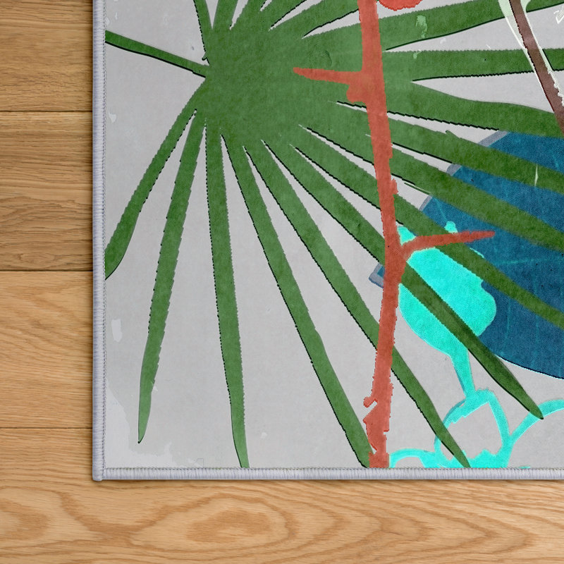 Tapis rectangulaire Divyan avec envers antidérapant, Rectangle 7 pi 6 po x 10 pi 4 po