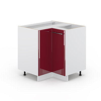 82Cm H x 81Cm W x 81Cm D Oak Corner Unit Cabinet