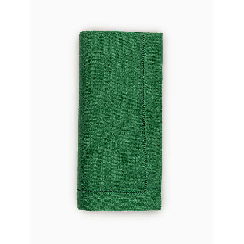 Festival Linen Rectangle Napkins, Kelly