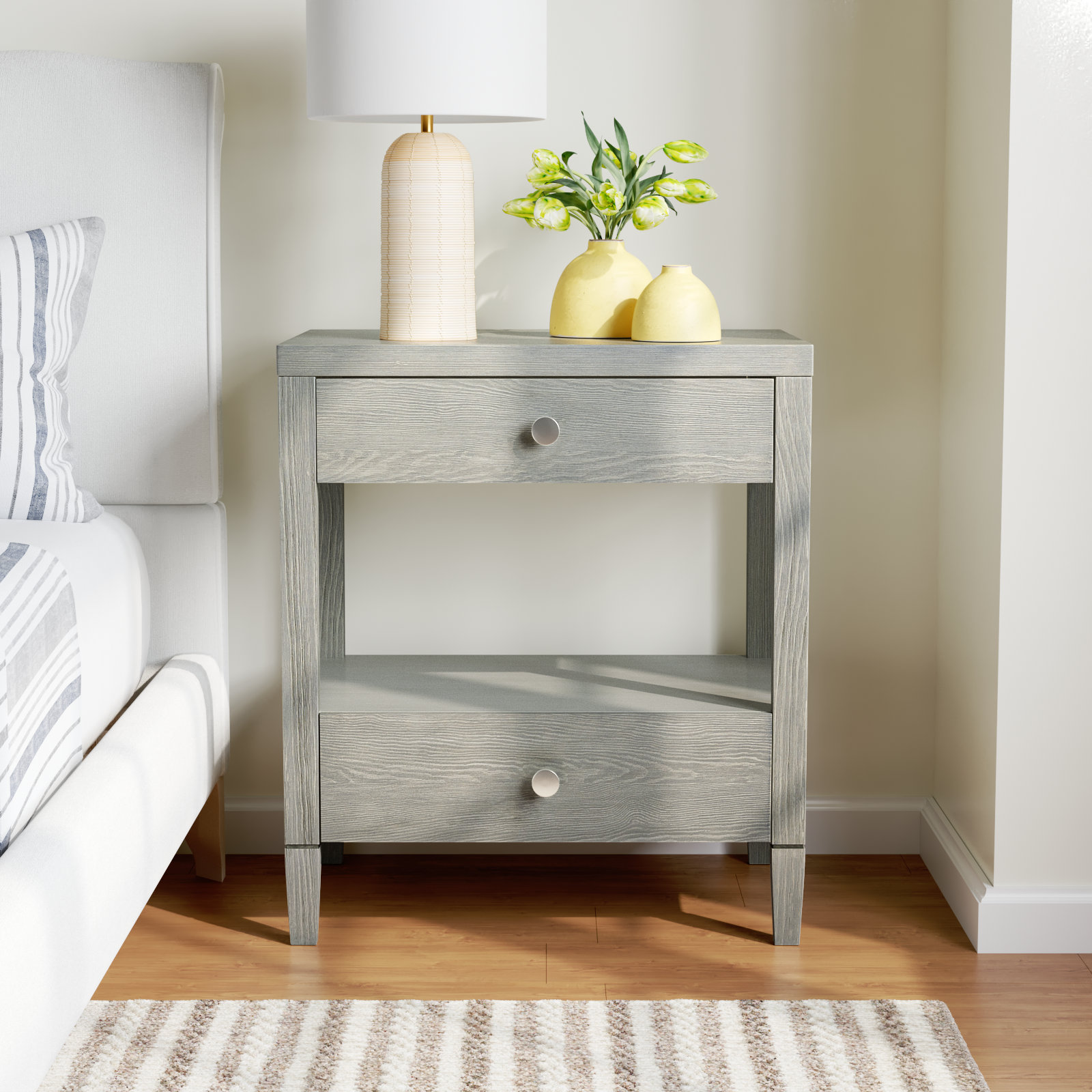 2 - Drawer Nightstand