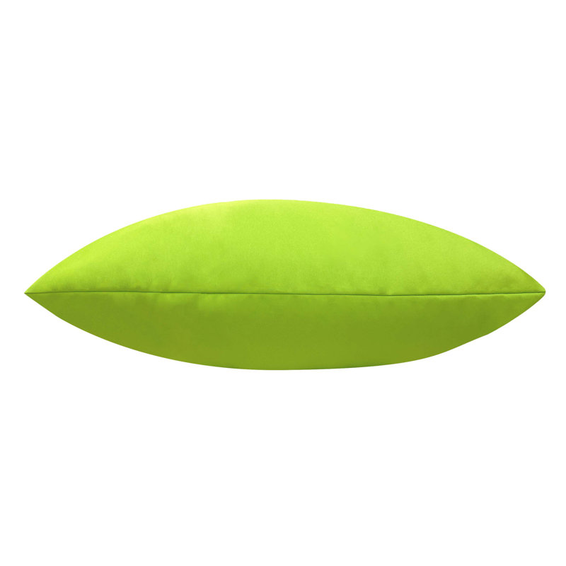 Indoor / Outdoor Square Throw Pillow Cover, Polyester, Lime