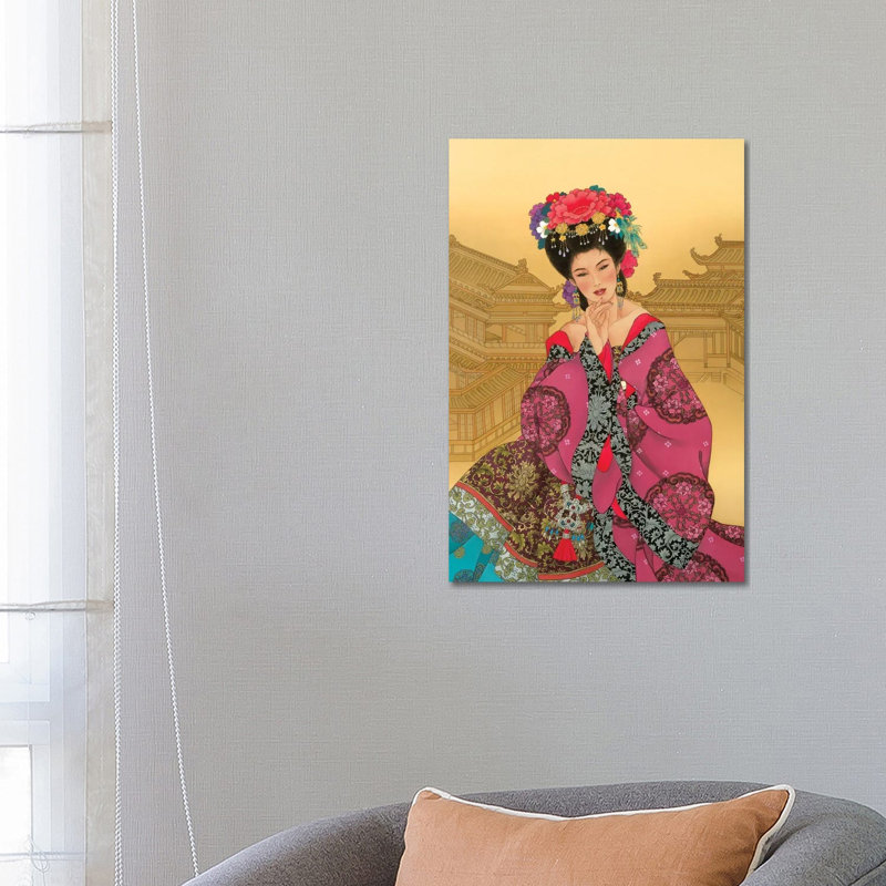 Empress Wu - Painting on Canvas, Wrapped Canvas, 66.04 cm H x 45.72 cm W