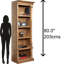 Aceves Solid Wood Bookcase